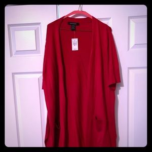 Ashley Stewart open cardigan